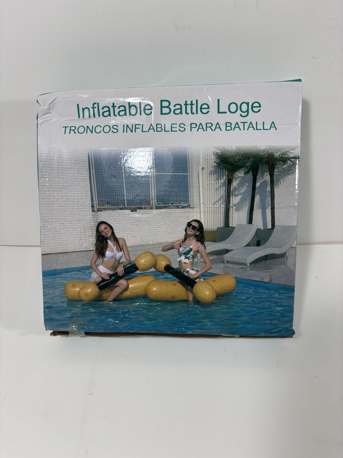 Inflatable Joust Set Water Battle Logs Boppers Durable Fun for All Ages NOB gallery