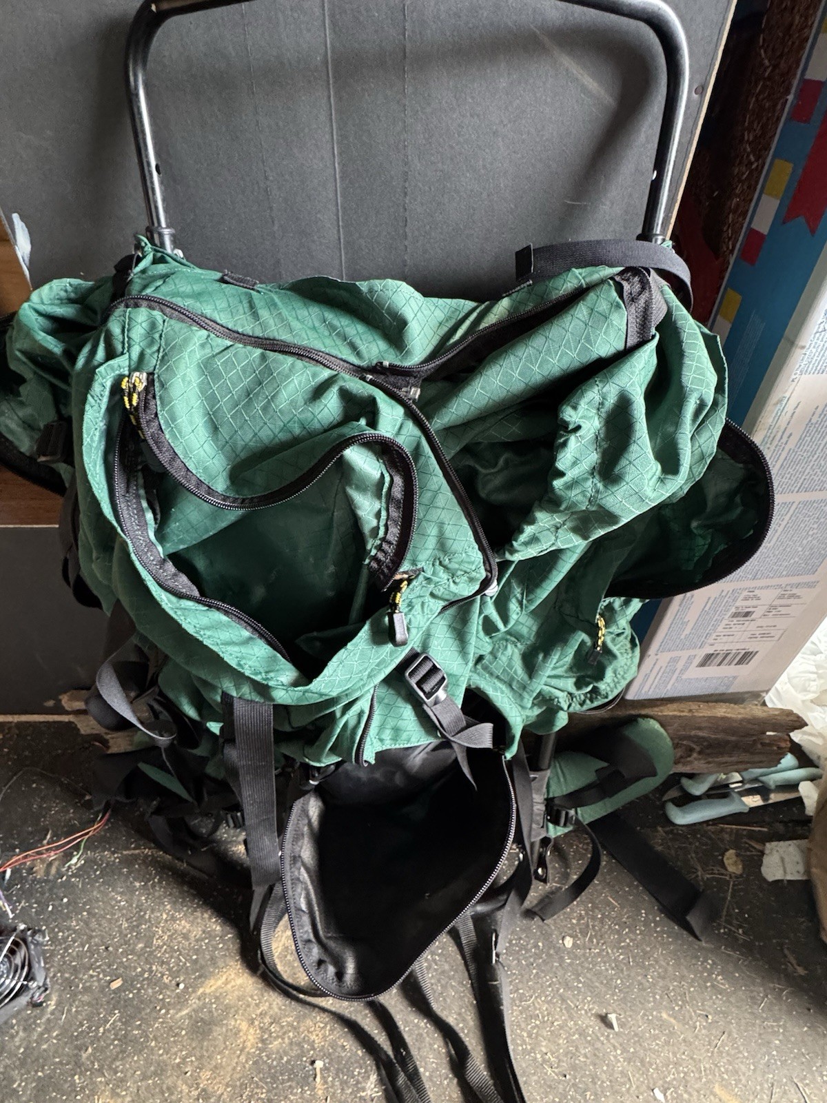 Back Pack With Rain Cover