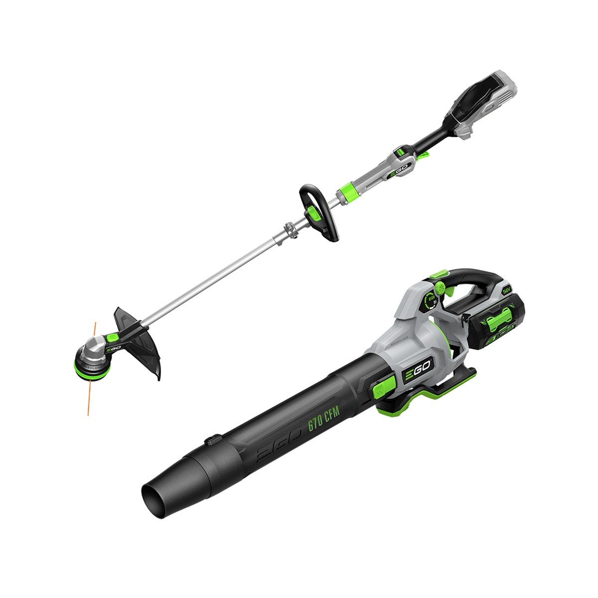 EGO ST6703LB Power+ 15in Powerload String Trimmer 670 CFM Blower Kit gallery