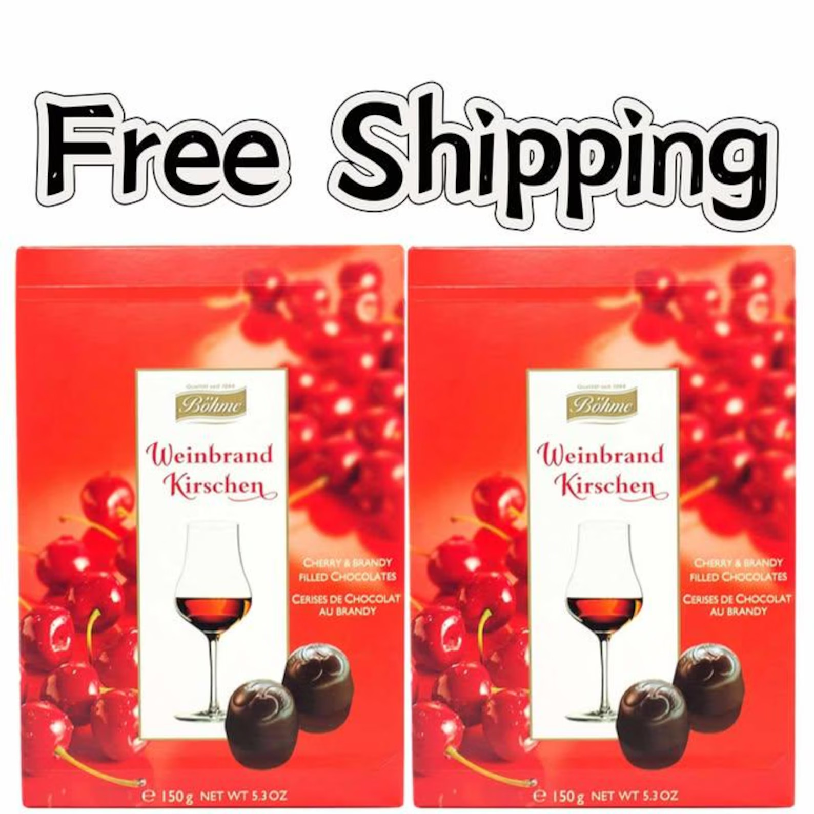 European Böhme Chocolate Candy CHERRIES🍒 In Brandy 2Box Free Shipping gallery