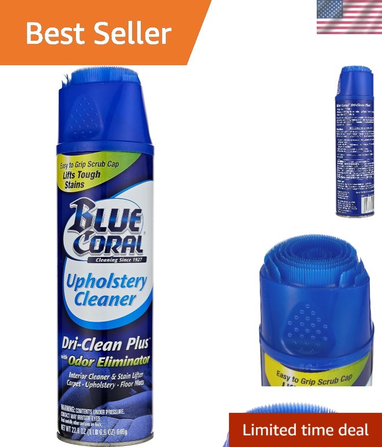 Unscented Dri-Clean Plus Upholstery Cleaner - 22.8 oz Penetrating Foam Spray