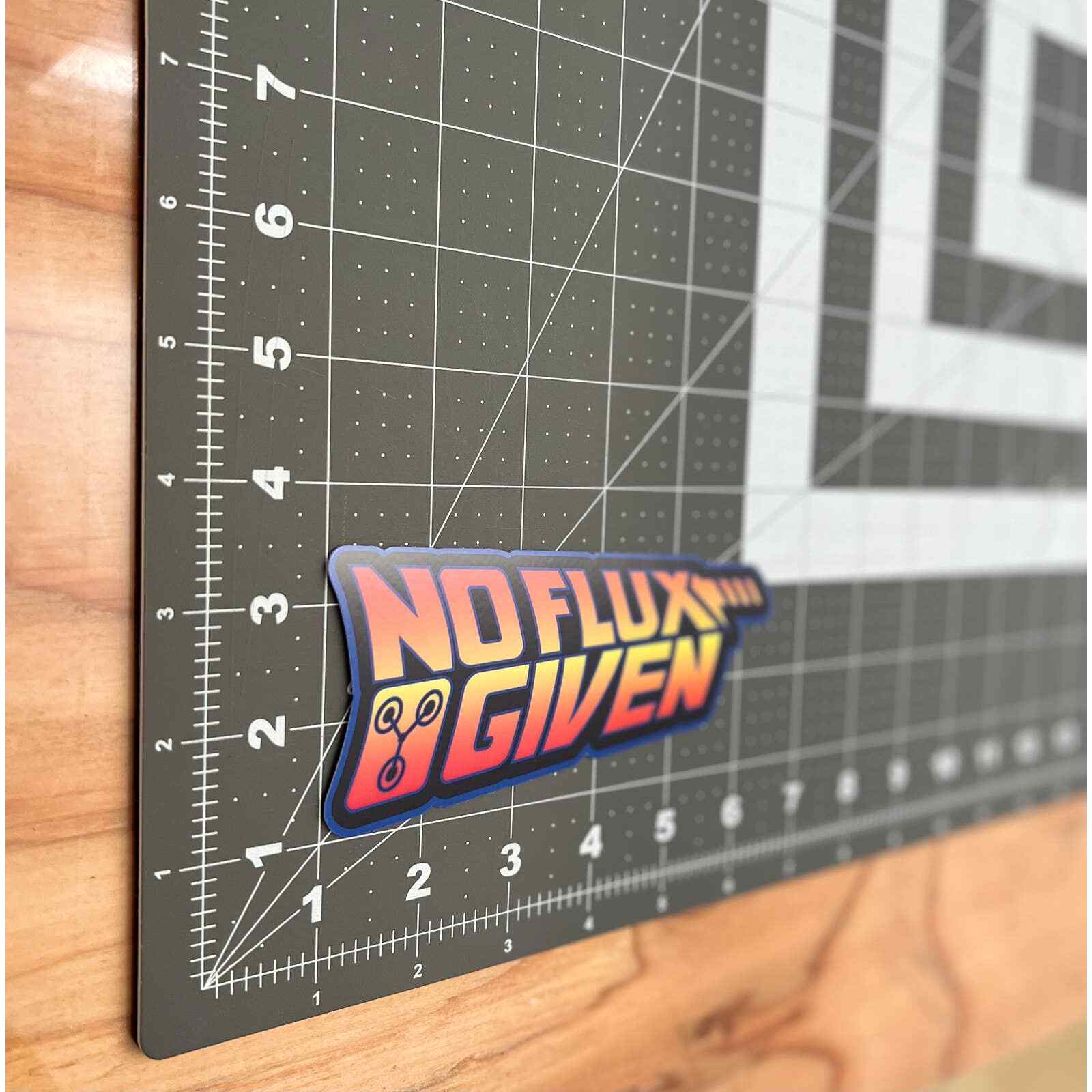 4" Back to the future "No flux given" Vinyl Sticker Decal gallery