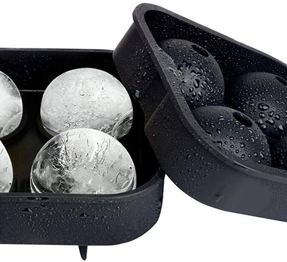 Silicone 3D Ball ICE Cube Tray Maker Round Ball Sphere Mold Whiskey Cocktails gallery