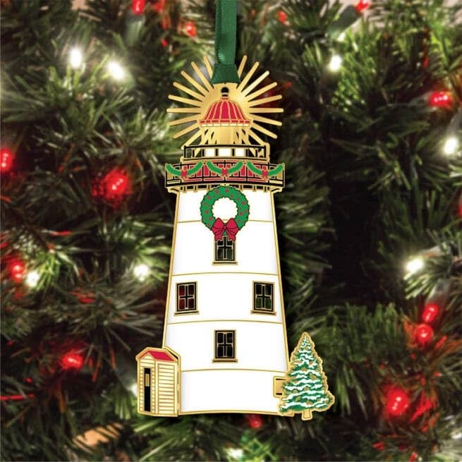 Beacon Design Holiday Light House Hanging Ornament gallery