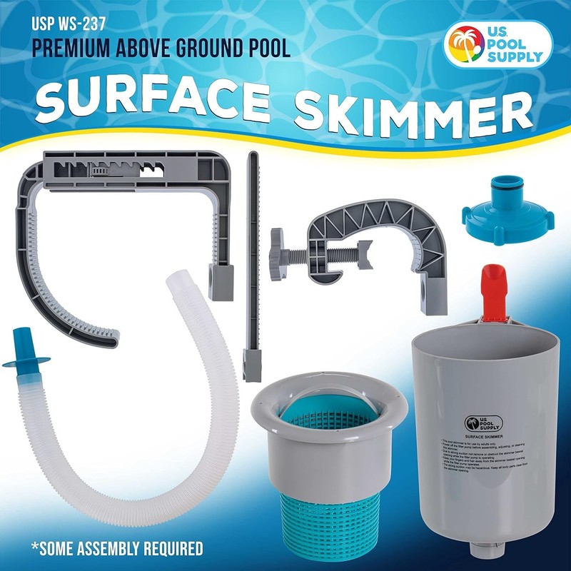 Automatic Above Ground Pool Cleaner with Easy Maintenance Strainer Basket - Teal gallery