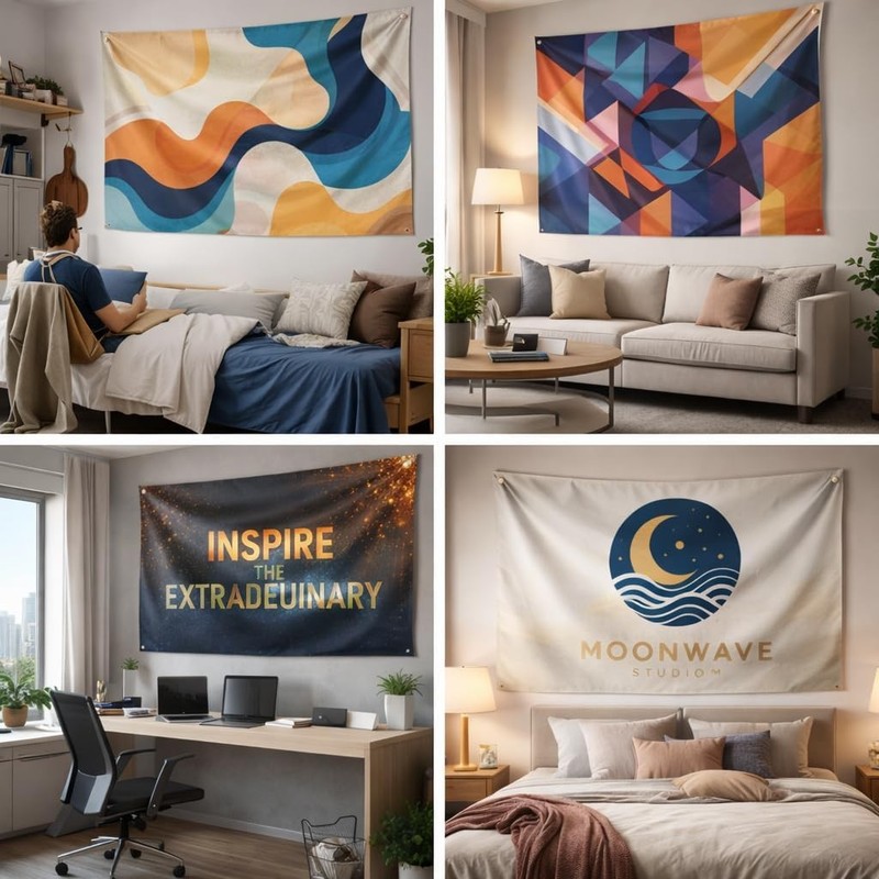 Personalized Custom Tapestry Unique Wall Hanging Backdrop for Home & Room Decor gallery