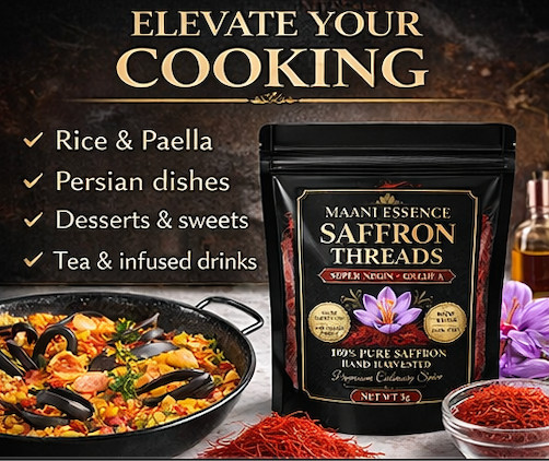 Saffron Threads Kashmiri Premium Saffron Threads, Grade AAA+ Super Negin gallery