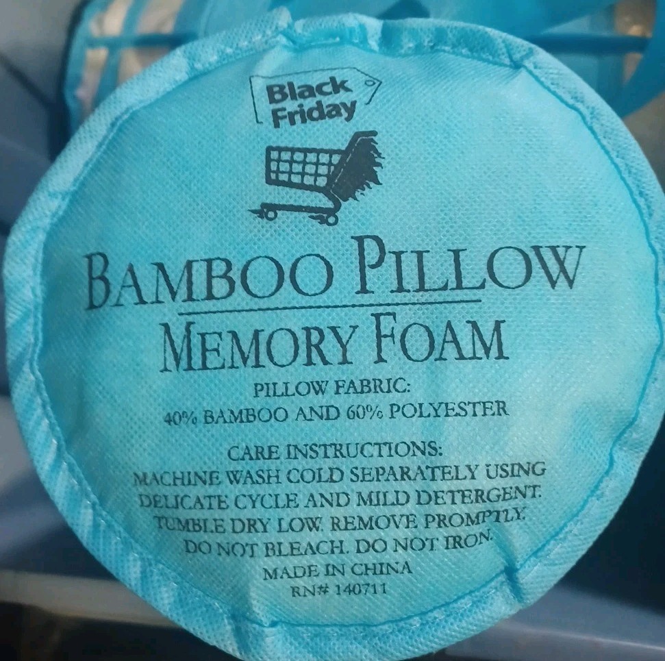 3 Pack Bamboo - Memory Foam Pillow- Queen gallery