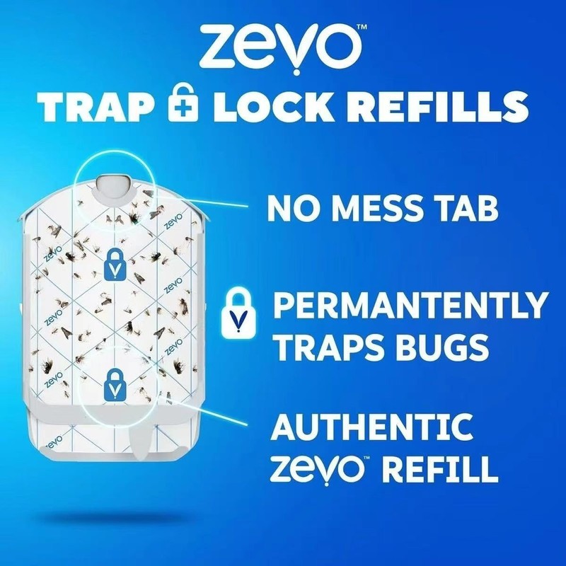 Zevo Flying Insect Trap RefillCartridges -Easyto Use (60 RefillCartridges) gallery