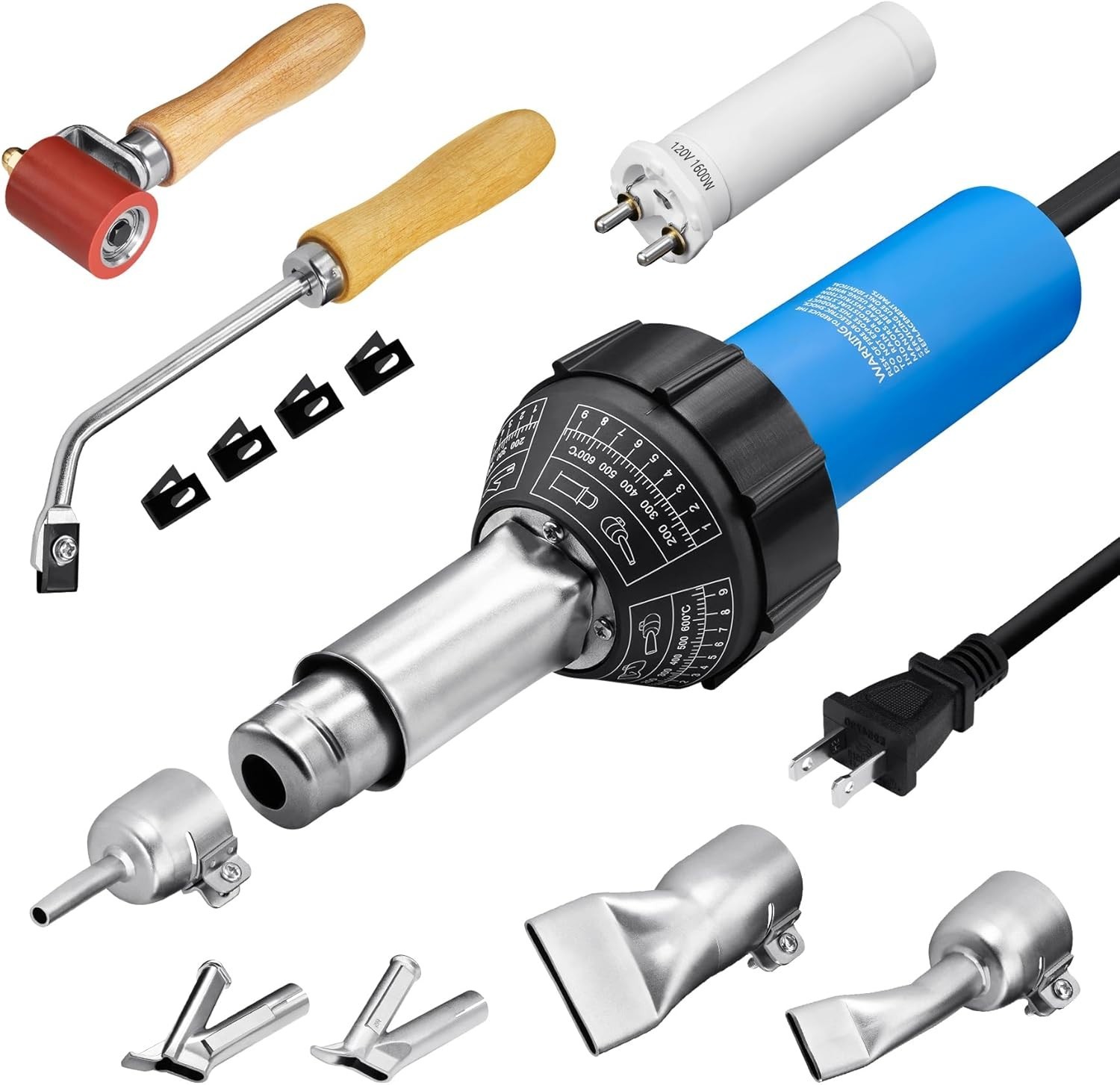 Hot Air Plastic Welder 1600W Plastic Welding Roofing Kit 110V, Vinyl PVC TPO Wel gallery