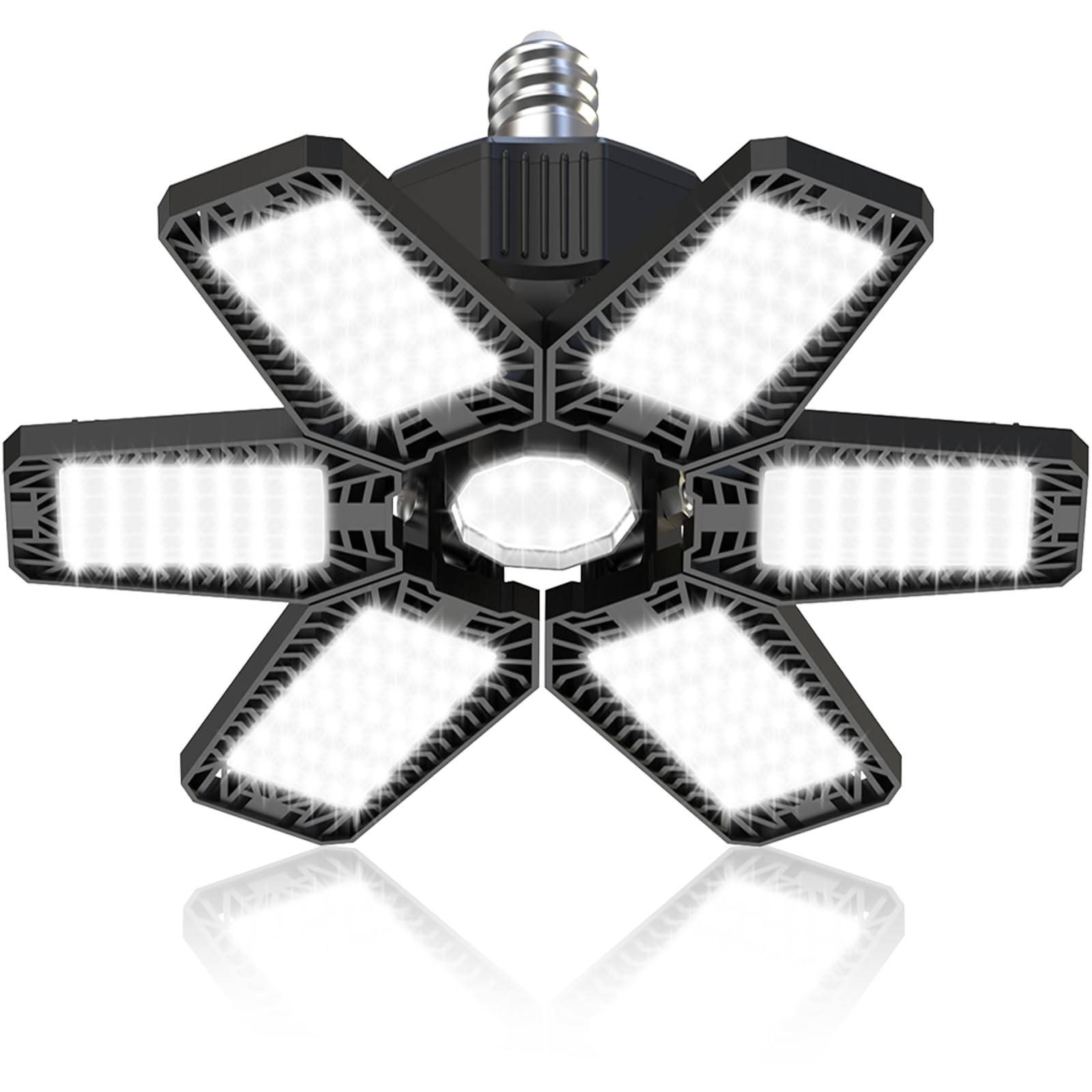 LED Garage Light 1 Pack - 180W 18000LM Garage Lights Ceiling Led with 6 Adjus... gallery