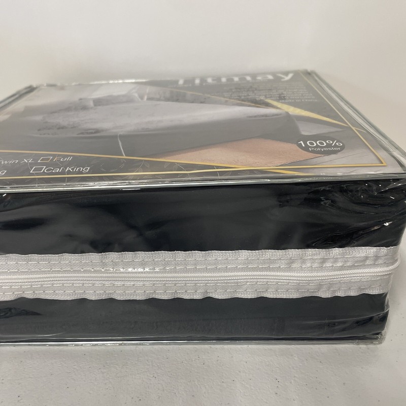 4 piece TITMAY Microfiber Bed Sheet Set FULL Size 81x96" Deep Pocket Soft BLACK gallery