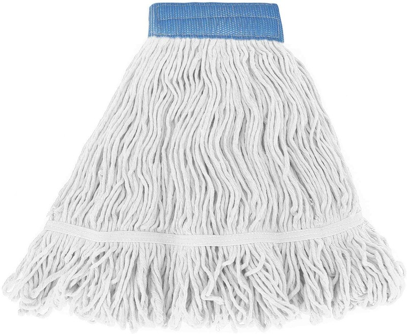 Loop-End Cotton String Heavy Duty Mop Head Refills 6 inch Headband Replacement gallery