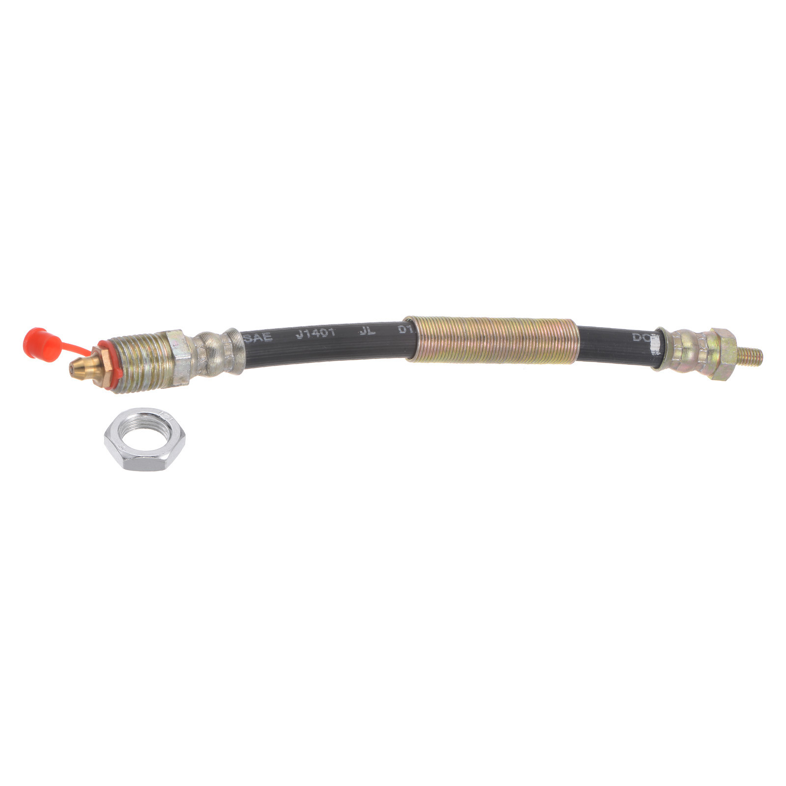 M6x1 Thread 7.87" Length Flexible Extension Grease Hose Fixing Screw Nut gallery