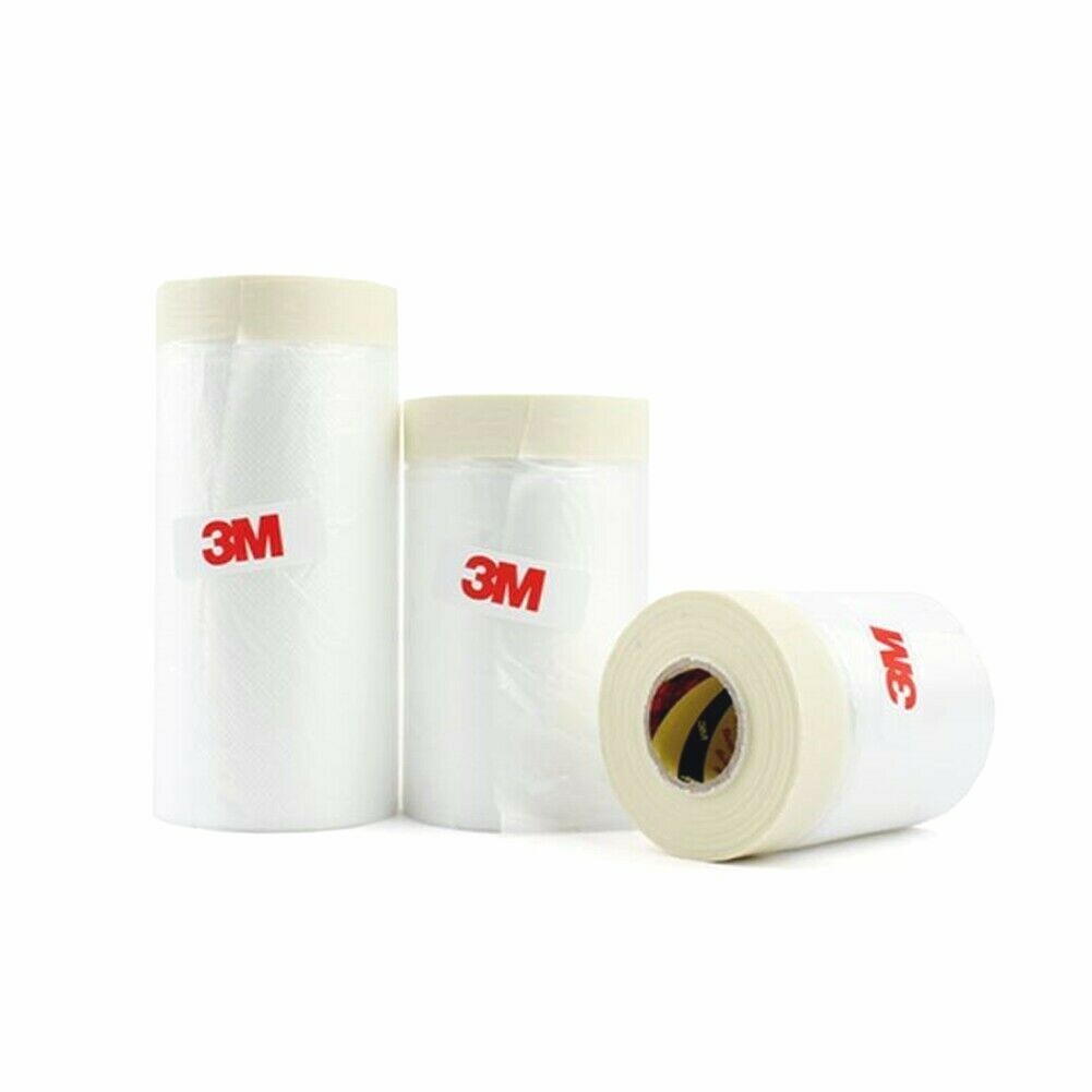 3M Pre taped Masking Paper - Painters Plastic Sheeting Paint Tape Tape and Drape gallery
