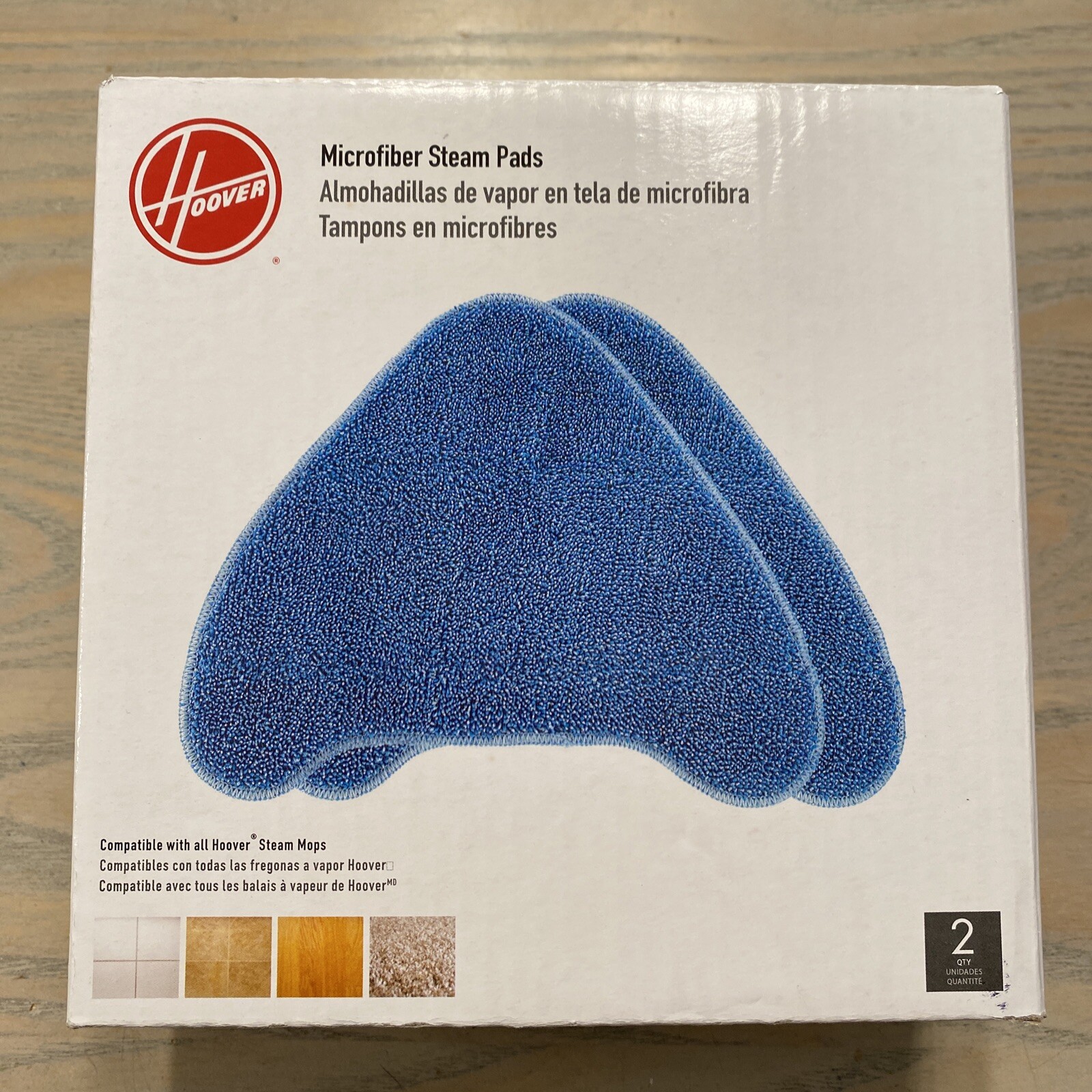 NEW Hoover Multi Surface Reusable Microfiber Steam Pad WH01100 - OFFICIAL OEM! gallery
