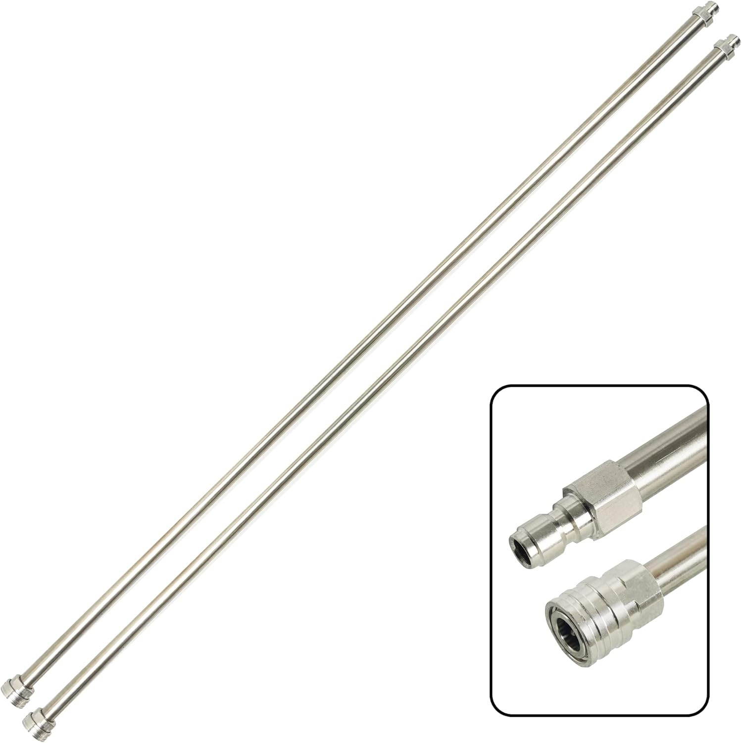 Pressure Washer Extension Wand, 120 Inch (10Ft) Stainless Steel with 1/4" Quick gallery