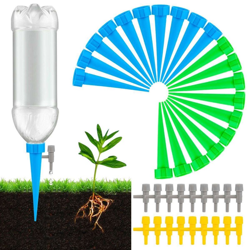 20Pcs Self Watering Spikes Automatic Irrigation Watering Drip System for Plants gallery