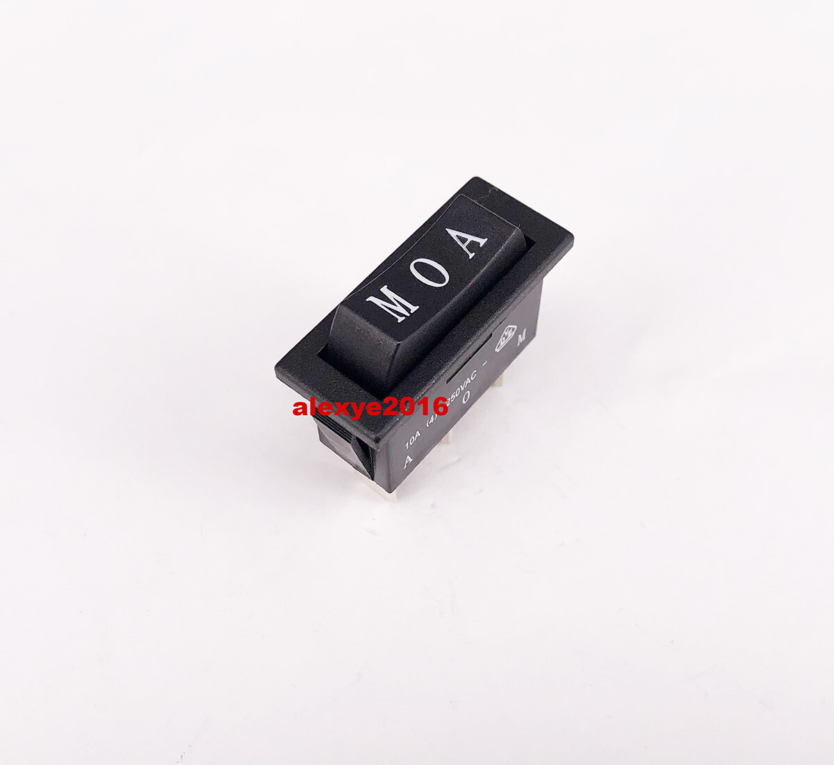 SCI R13-91 Switch M-O-A 3 Positins 3 Pins Maintained Black gallery