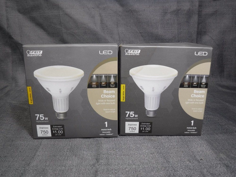 Feit Electric LED light bulbs - Interior, Exterior, Dimmable, Home, Shop