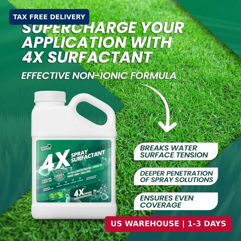 1 Gallon 4X Non Ionic Surfactant - Makes 1000 Gallons - Nonionic Wetting Agent & gallery
