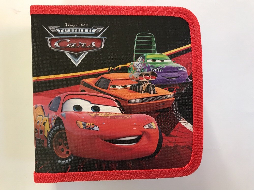 24 CD DVD Organizer Storage Case CARS McQueen & Friends Red NWT N gallery