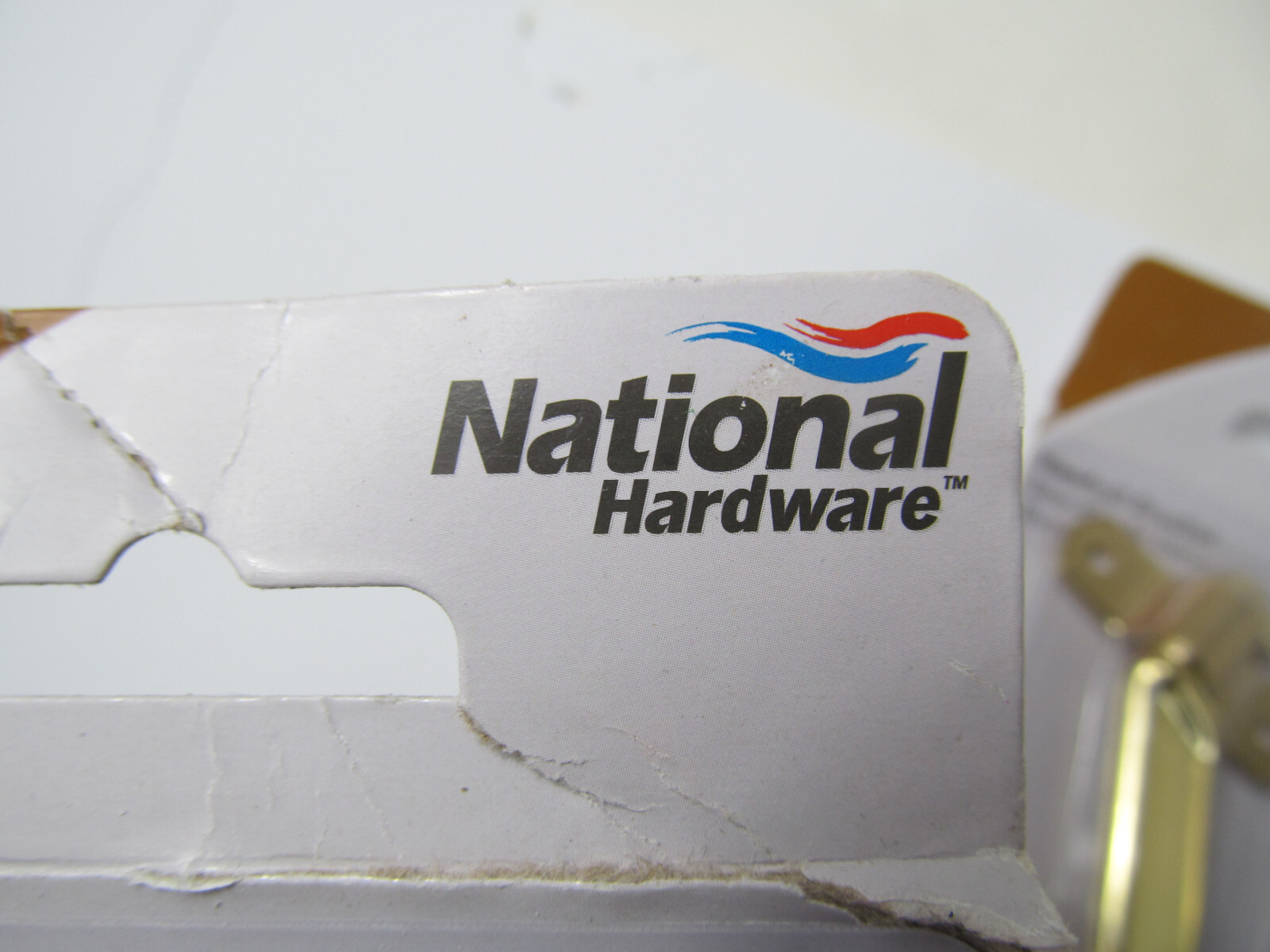 National Hardware Handrail Stair Step Brackets Metal Brass Finish 3 Lot Q4 gallery
