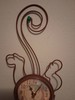 Adorable Top Banana Monkey Wall Clock-1 AA Battery (NOT INCLUDED)-Works--(D+S) gallery