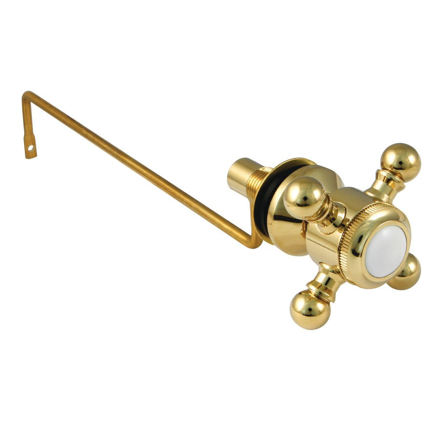 KINGSTON BUCKINGHAM KTBXS2 SIDE MOUNT TOILET TANK LEVER ASSEMBLY POLISHED BRASS gallery