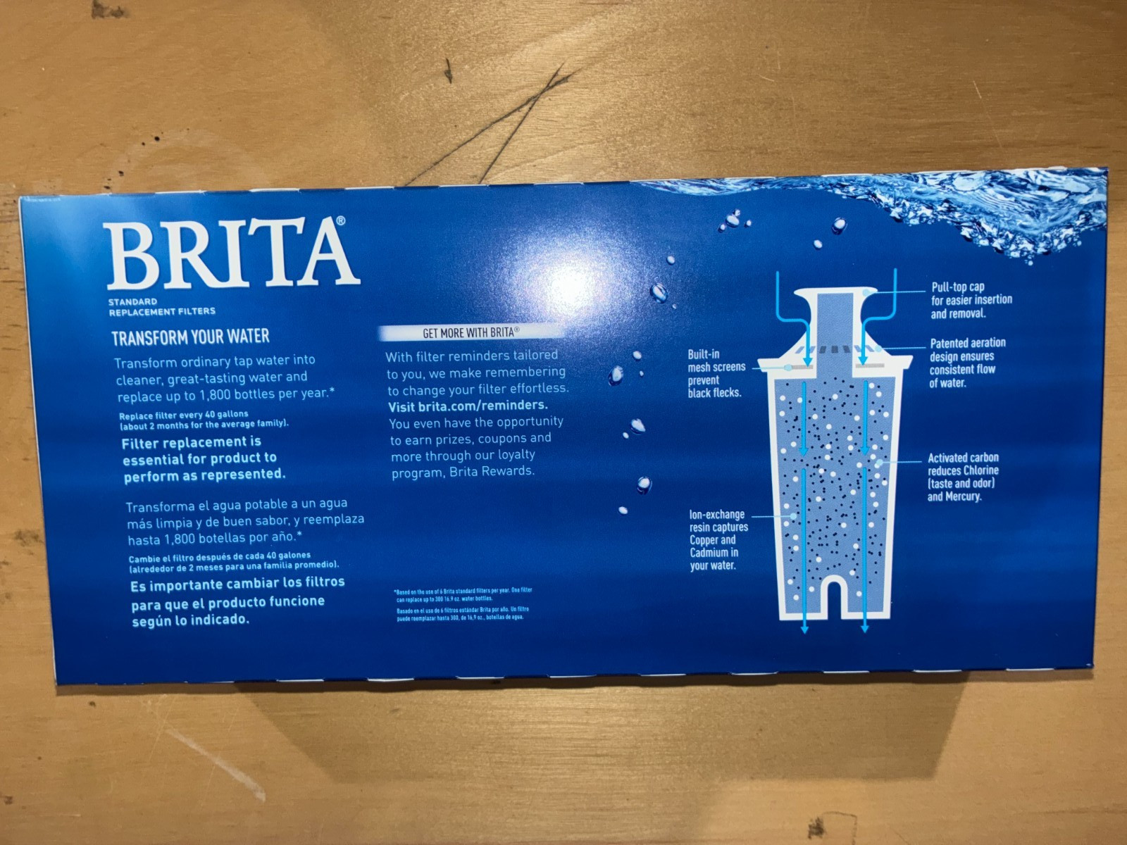 Brita Standard Replacement Water Filters Last 2 Months 5 Pk Sealed gallery
