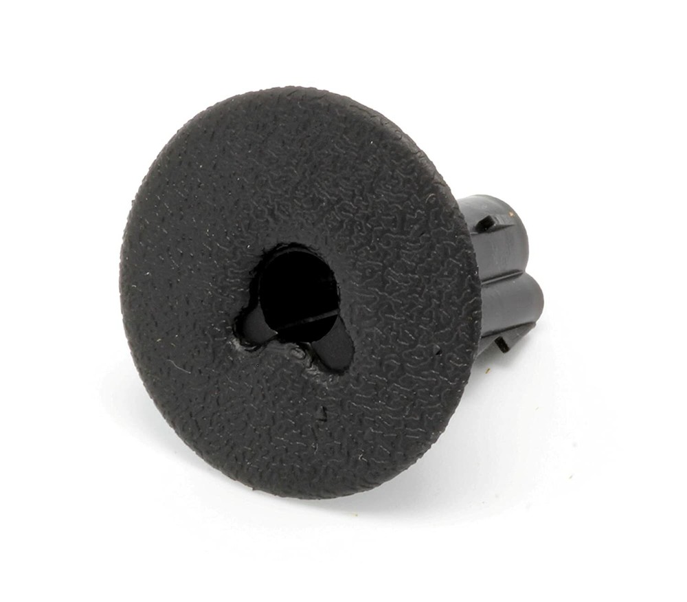 Black Single Feed Through Bushing For Coax Coaxial Cable RG6 - 100 Pack