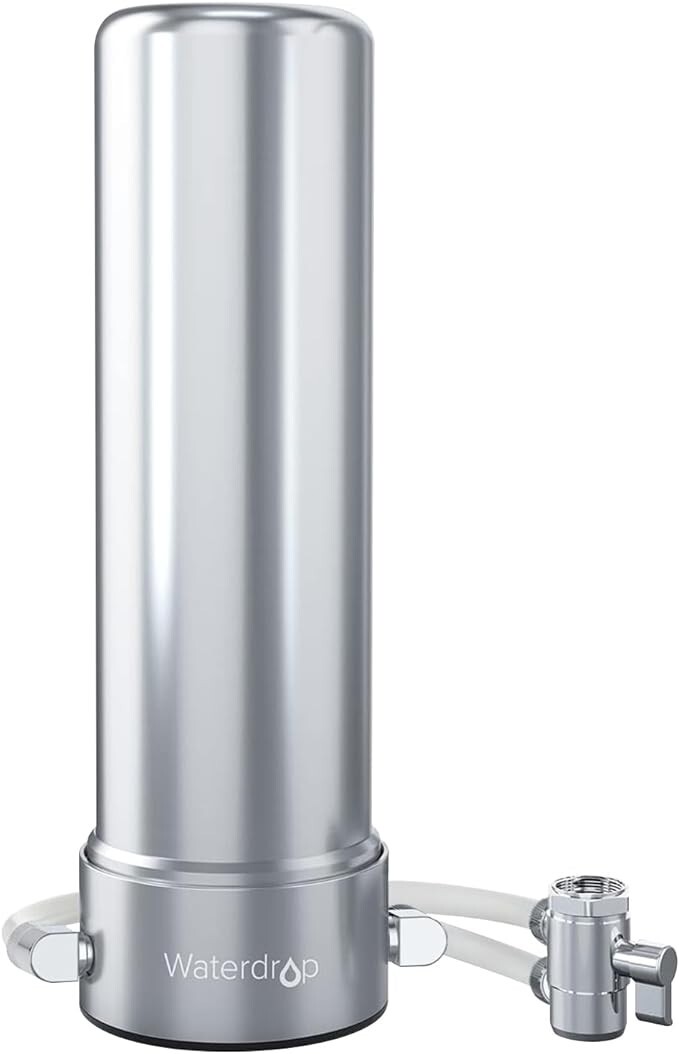 Waterdrop 5-Stage Stainless Steel Countertop Filter System, Faucet Water Filter gallery