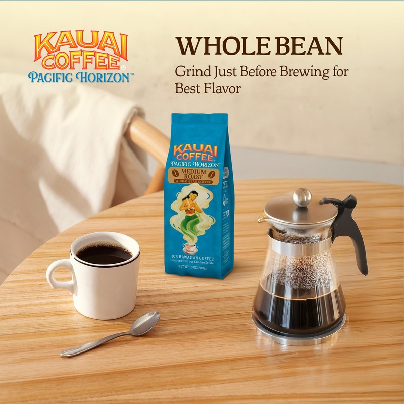 Whole Bean Coffee – Smooth, Non-Bitter Pure Arabica – Light Floral Notes & Br... gallery