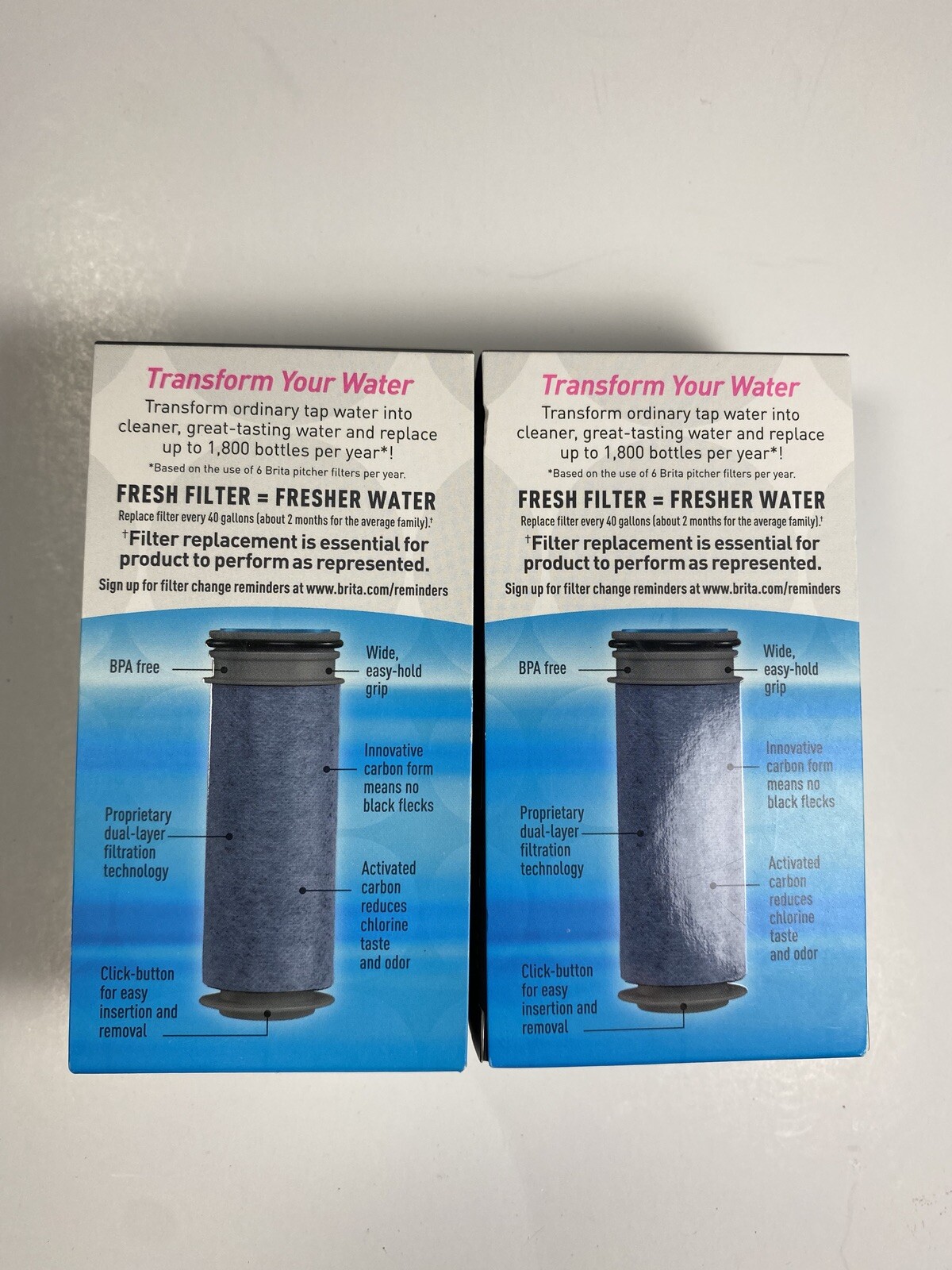 2 Original BRITA STREAM Filter As You Pour Pitcher Replacement Cartridges 0B05 gallery