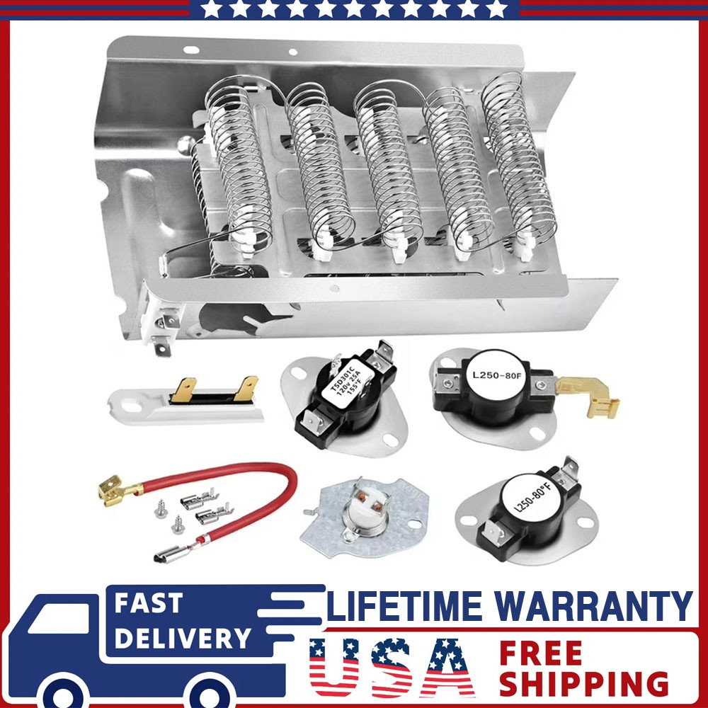 279838 Dryer Heating Element Assembly,Replacement for Whirlpool & Kenmore Dryers gallery