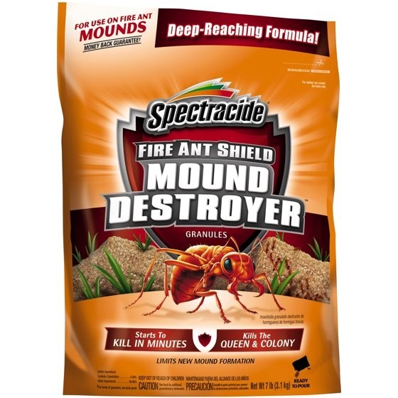 Spectracide Fire and Ant Shield Mound Destroyer Granules, Kills Ants, 7lbs gallery