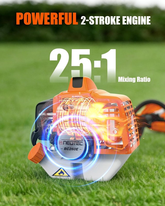 26cc 2-stroke Grass String Trimmer Lawn Mower Gas Trimmer WeedEater Powerful gallery