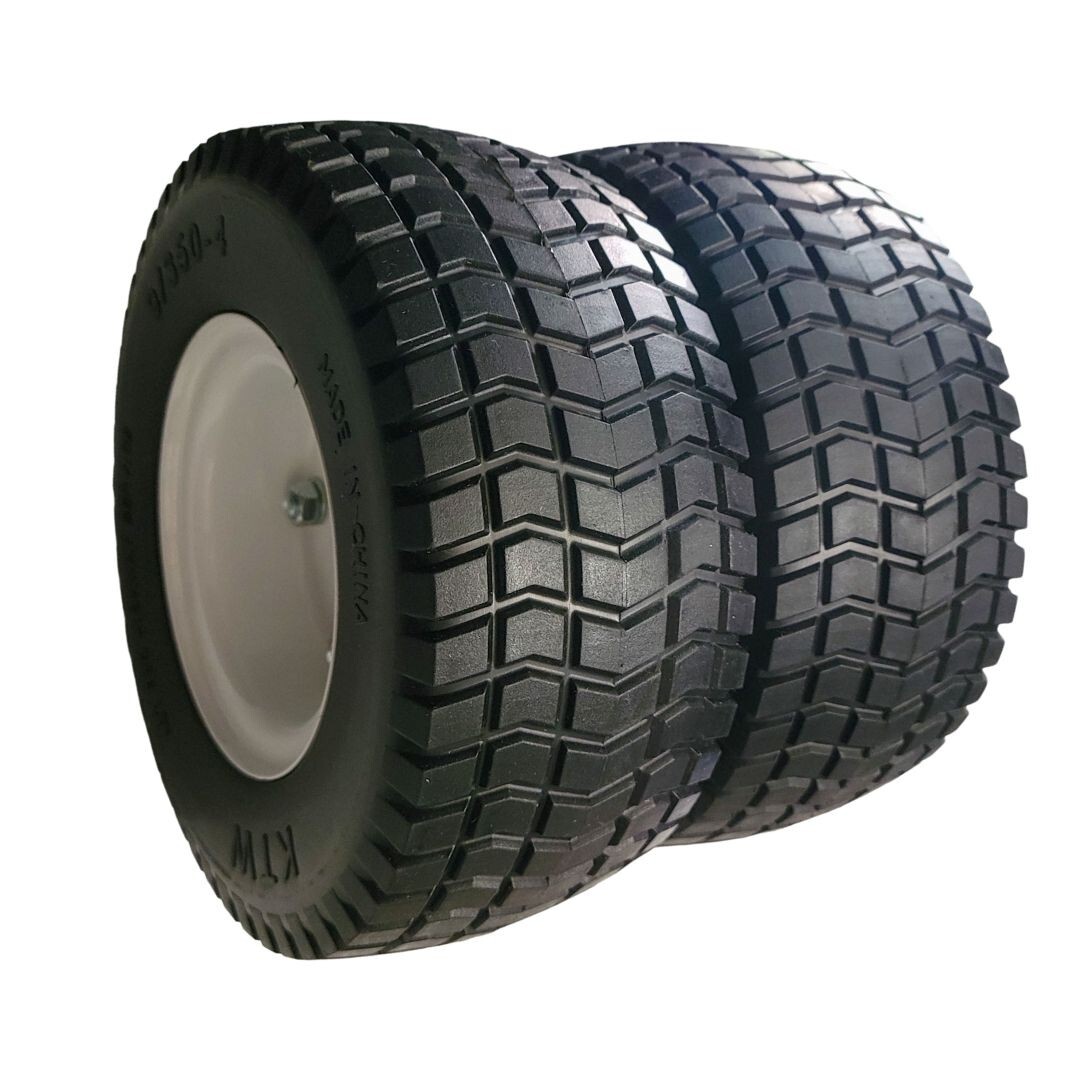 2-Wheel Velke Wheel & Tire Assembly VKXWHEEL - Solid foam/flat-free tire 9x350x4 gallery
