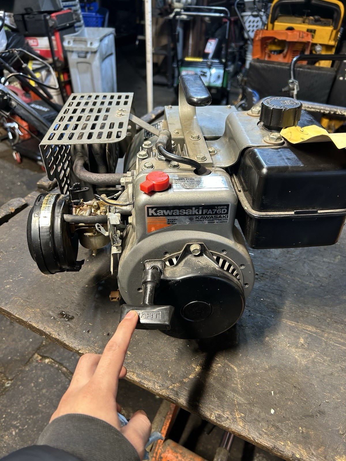 Kawasaki FA76D Generator, 1979 Runs, Great Condition gallery