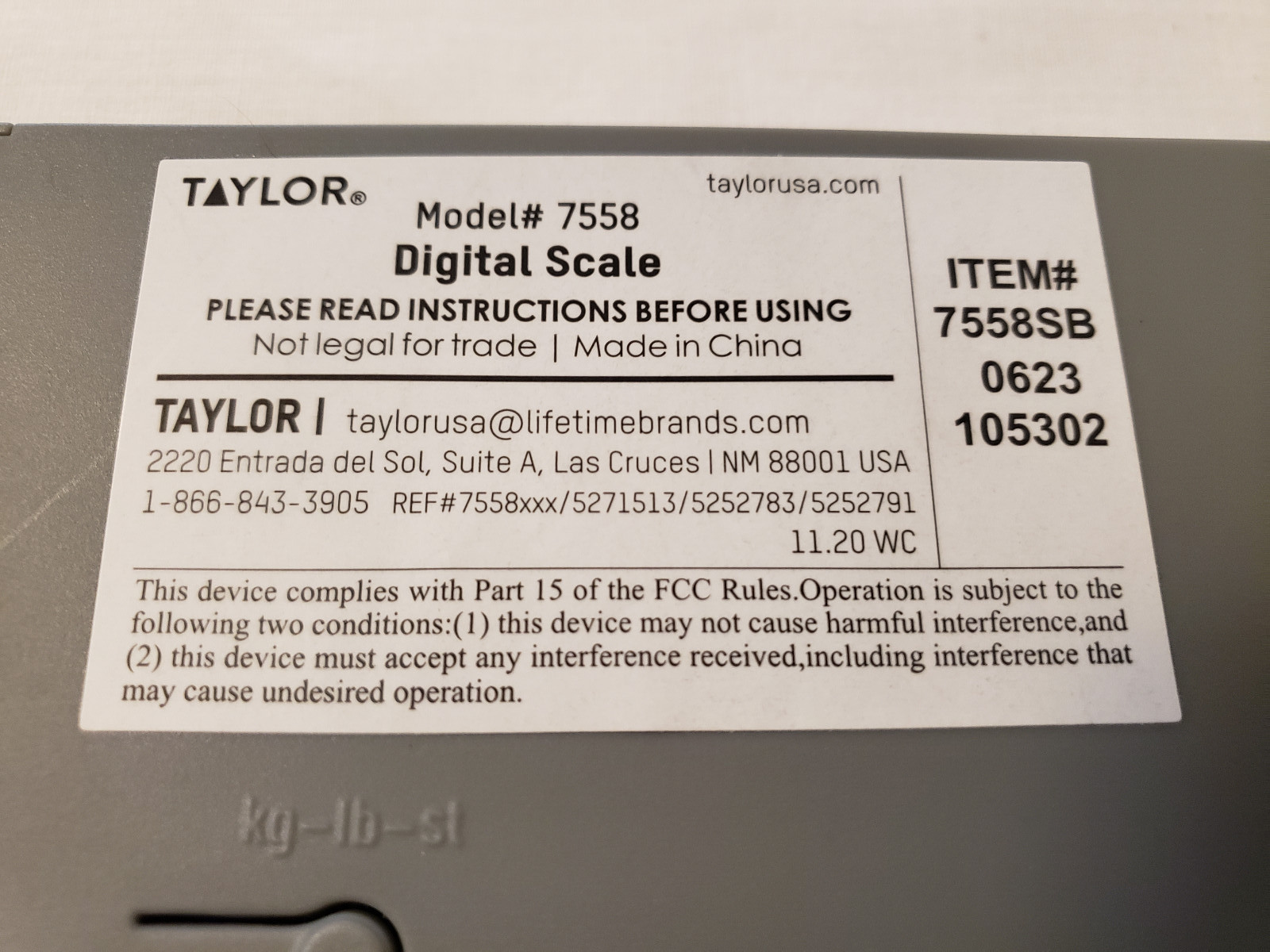 TAYLOR Digital Scale #7558 Spa Blue Glass Household Bathroom Scale gallery