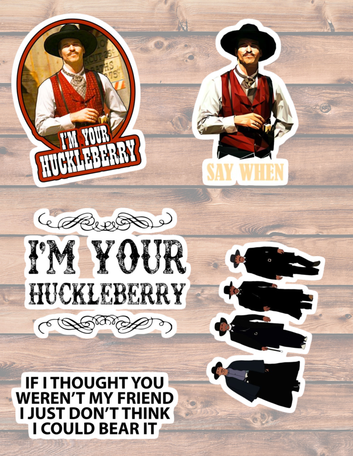 Tombstone 90's 5pc Sticker Pack gallery