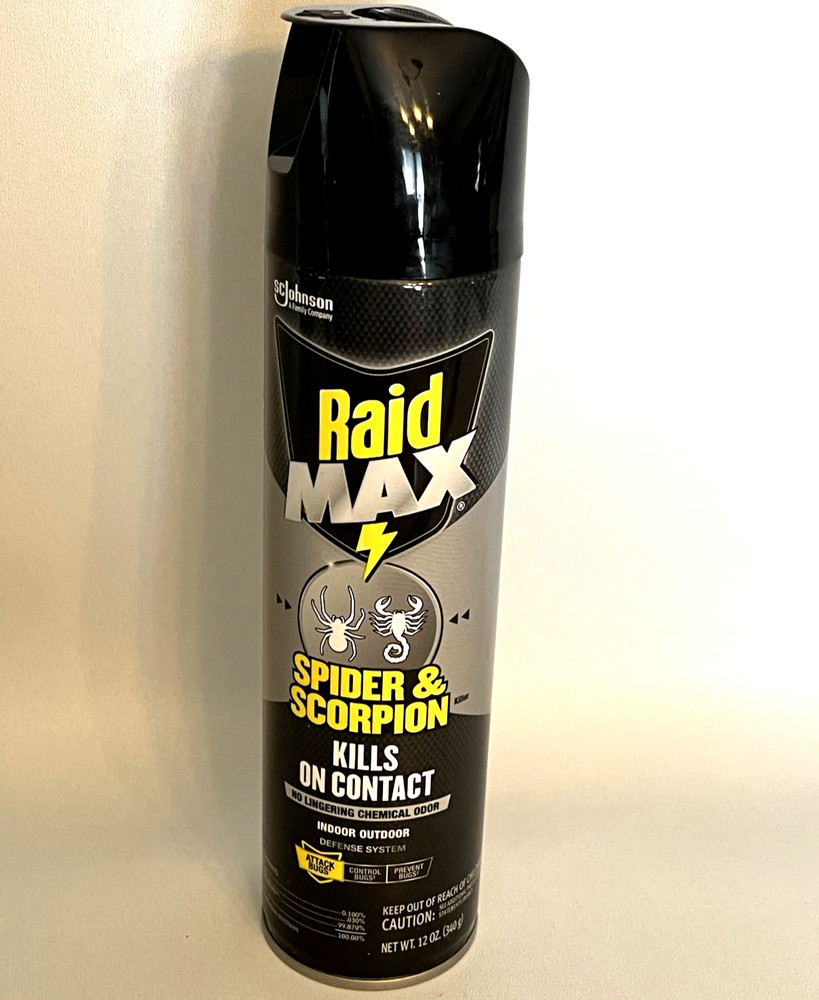 Raid Max Spider & Scorpion Killer Bug Spray 12 oz. Indoor & Outdoor