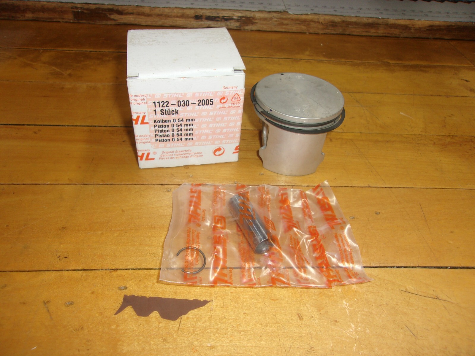 Stihl OEM MS660 Piston Kit 54mm Rings Pin Clip 066 MS650 1122-030-2005 #GM-J5A8 gallery