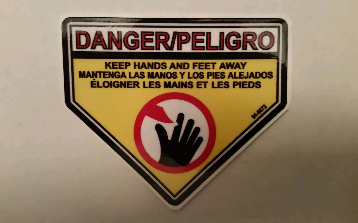 Lawn-Boy Snapper Toro Safety Danger Peligro Mower Deck Decal In Spanish. gallery