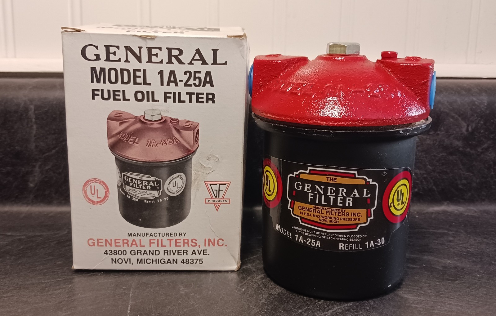General Filter Model 1A-25A Fuel Oil Filter; BRAND NEW! gallery