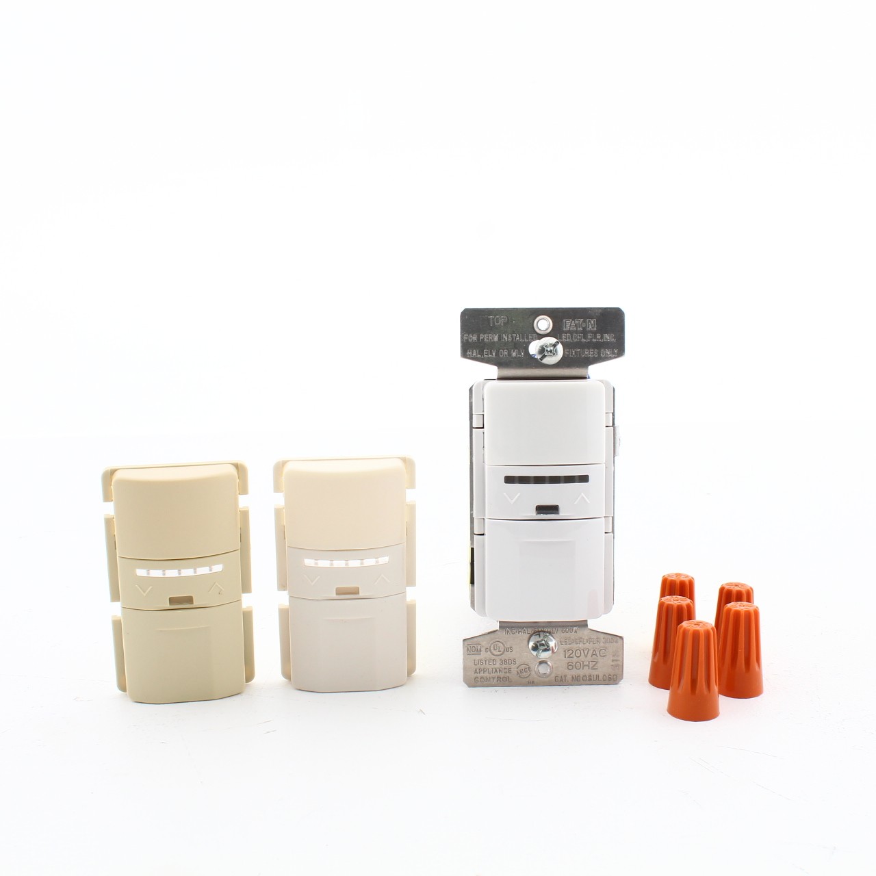Eaton OSUL06D Lt Almond Occupancy Sensor 1+3Way White/Ivory/ LED/CFL/FLR/MLV/ELV gallery