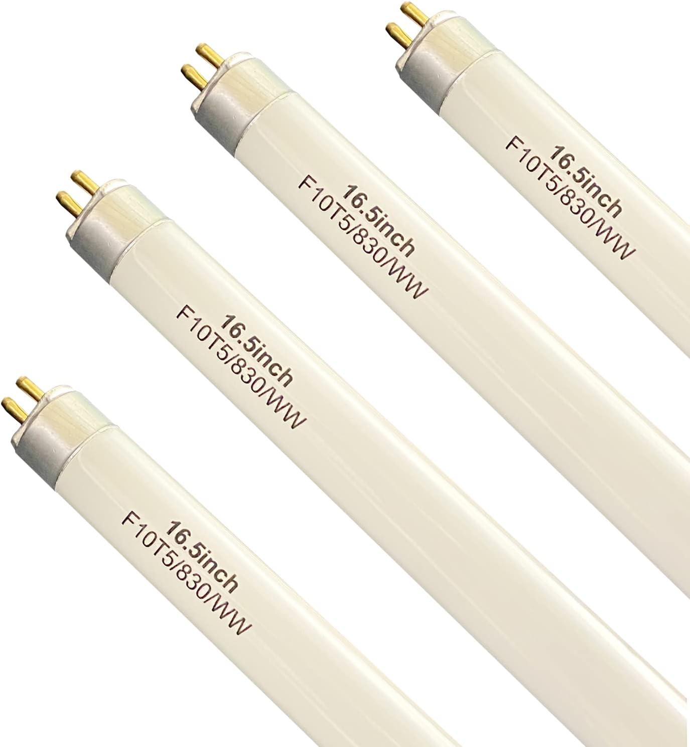 (4 Pack) 16’’ F10T5/830 Fluorescent Bulb Replacement for Jasco 10W 3000K Warm Wh gallery
