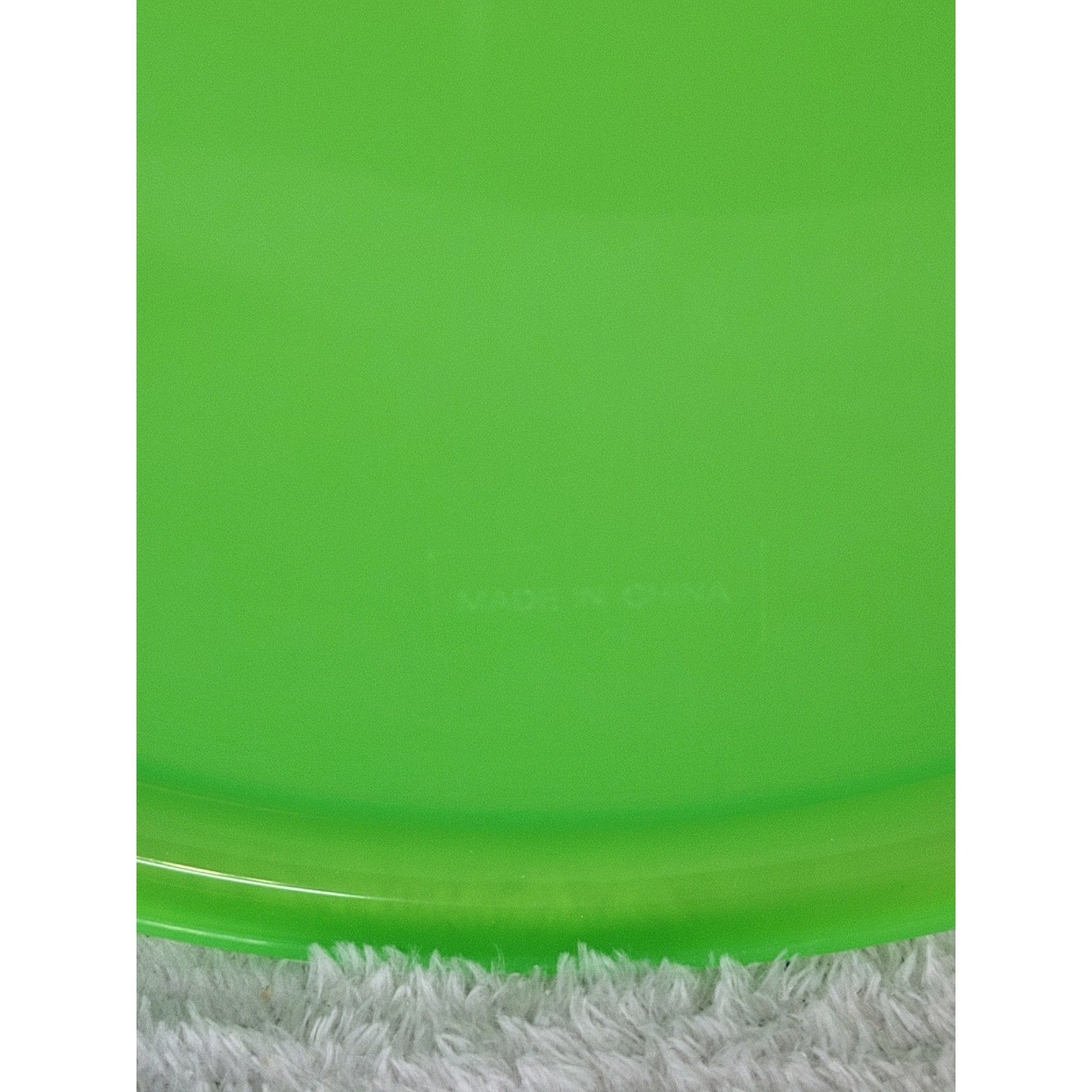 Set Of 4 Plastic 9.5" Plates Round Serving Dishes Green Pink Blue Orange gallery