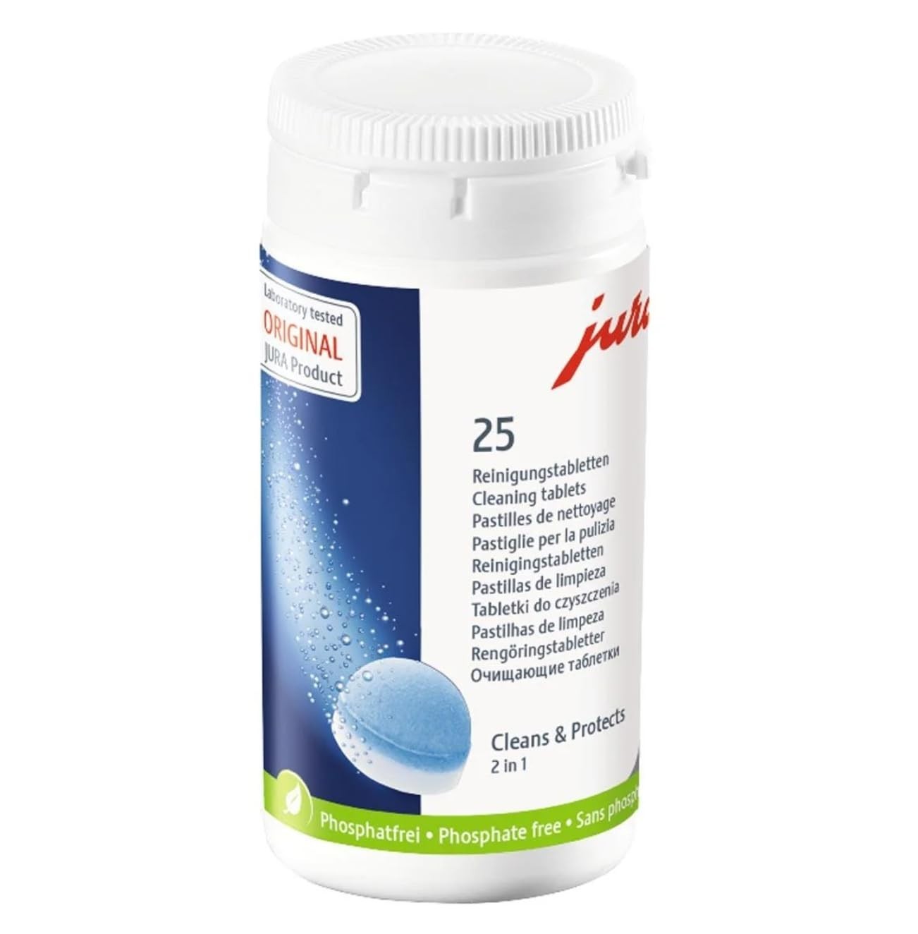 Jura 2-Phase Cleaning Tablets for Fully Automatic Coffee Machines-25 Count. gallery