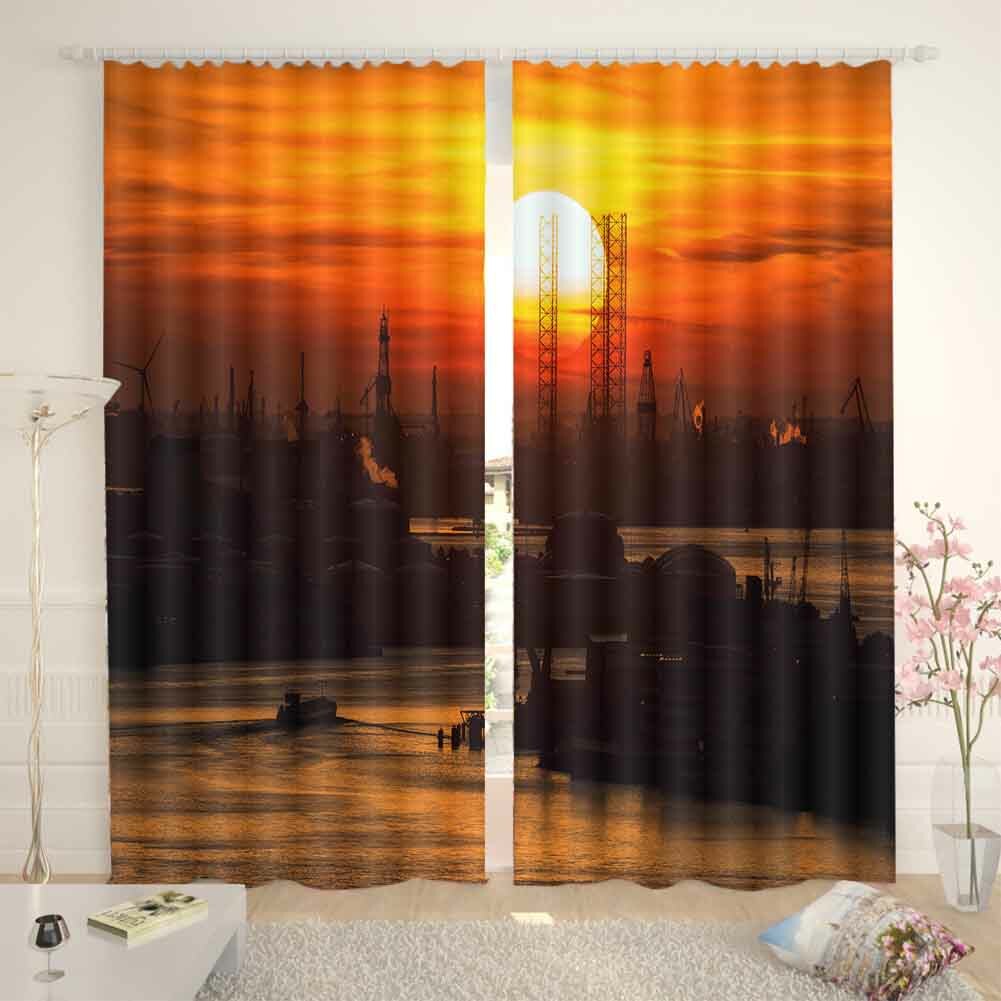 Good Conflict Clouds 3D Curtain Blockout Photo Printing Curtains Drape Fabric gallery